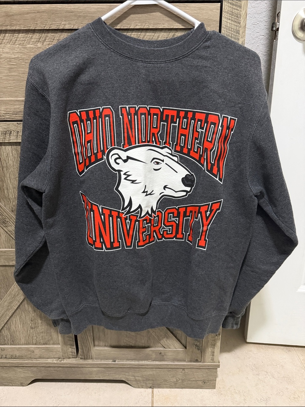 Champion Dark Gray Ohio Northern University Crewneck